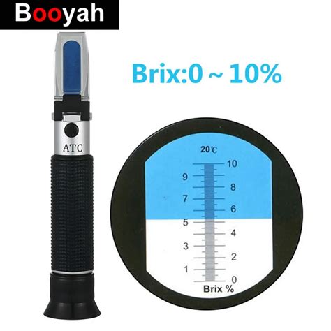 a calibrated refractometer and calibrate your probe to that|optical handheld refractometer.